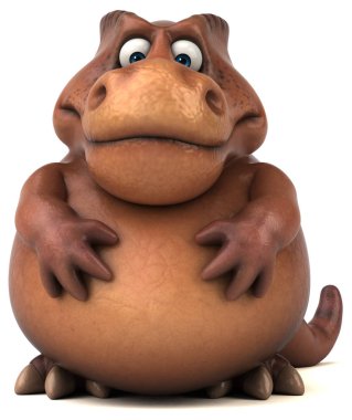 Eğlenceli sevimli Trex