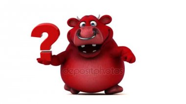  çizgi film karakteri holding soru işareti 