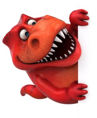 çizgi film karakteri holding kartı eğlenceli  