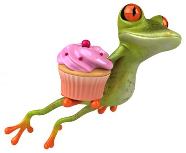  cupcake tutarak çizgi film karakteri