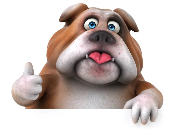 Şirin eğlenceli bulldog — Stok fotoğraf