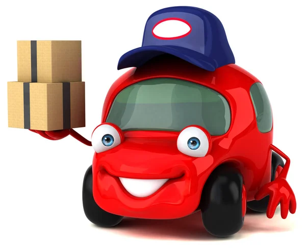 Cajas de espera de coche divertido —  Fotos de Stock