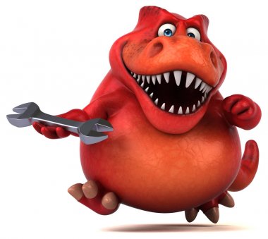 çizgi film karakteri holding anahtarı