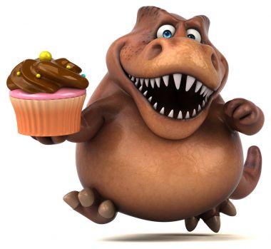 cupcake tutarak çizgi film karakteri 