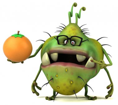 çizgi film karakteri turuncu holding 