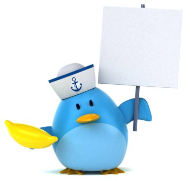 çizgi film karakteri holding muz