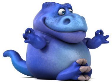 Yoga yaparken komik çizgi film karakteri 