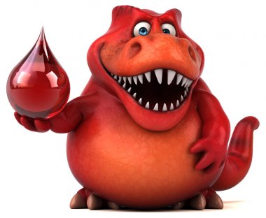 Komik karikatür karakter holding açılan