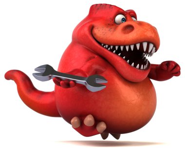 çizgi film karakteri holding anahtarı