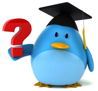  çizgi film karakteri holding soru işareti  