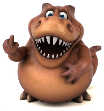 şirin eğlenceli Trex 