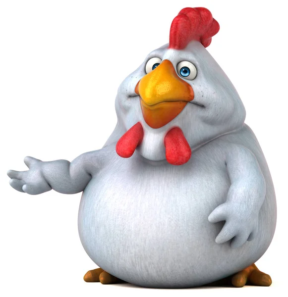 Carino divertente pollo — Foto Stock