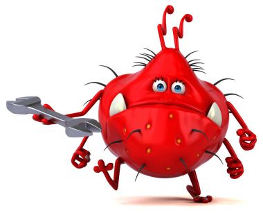 çizgi film karakteri holding anahtarı