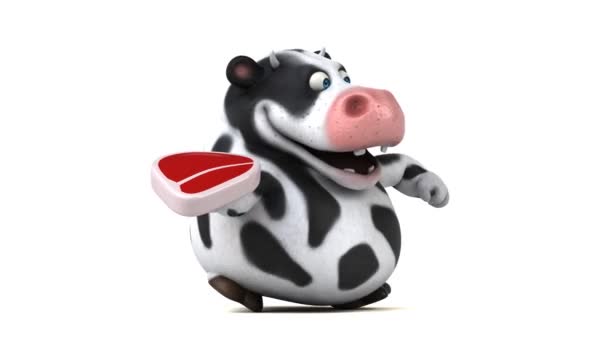 Kuh mit Fleisch — Stockvideo