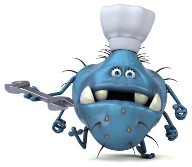 çizgi film karakteri holding anahtarı