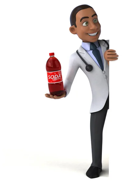 Dokter bedrijf soda — Stockfoto