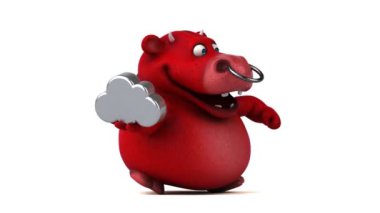 çizgi film karakteri bulut holding  