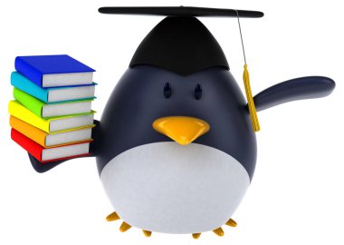 komik karikatür karakter holding kitaplar