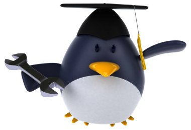 çizgi film karakteri holding anahtarı