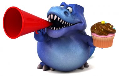 cupcake tutarak çizgi film karakteri  