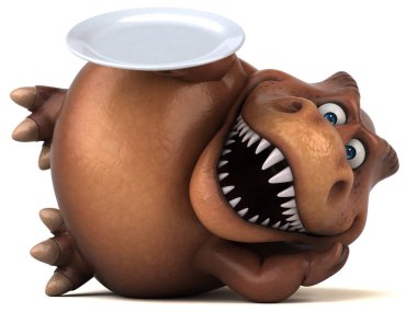  plaka tutarak çizgi film karakteri