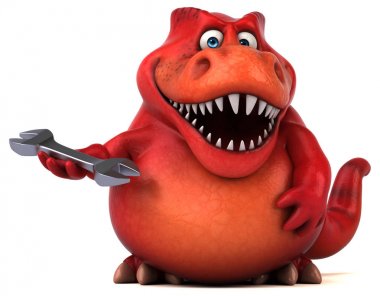 çizgi film karakteri holding anahtarı