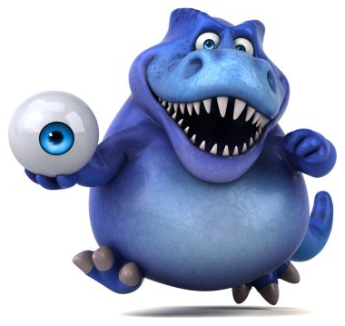  çizgi film karakteri holding göz 