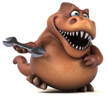 çizgi film karakteri holding anahtarı eğlenceli 