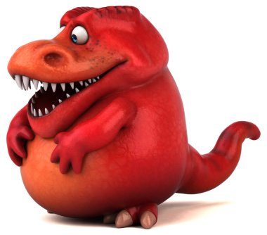 şirin eğlenceli dinozor