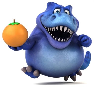 çizgi film karakteri turuncu holding 