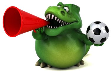 komik karikatür karakter holding topu