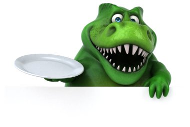 plaka tutarak çizgi film karakteri