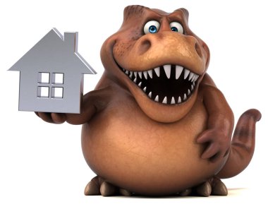 çizgi film karakteri holding evi 