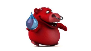 su damlası tutan çizgi film karakteri 