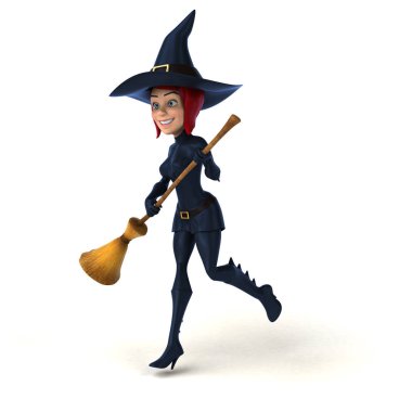 Seksi cadı - illüstrasyon