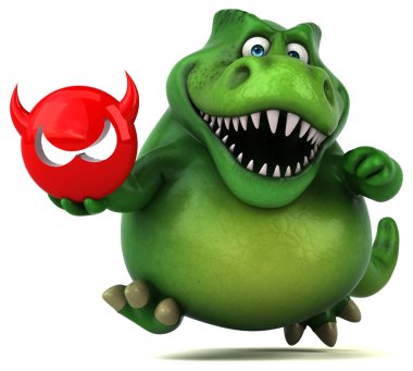 Virüsten koruma tutan eğlenceli çizgi film karakteri