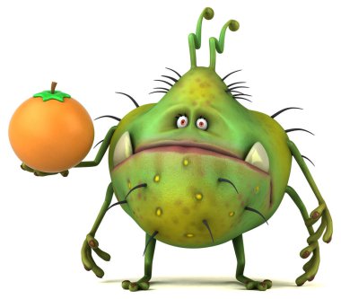 çizgi film karakteri turuncu holding 