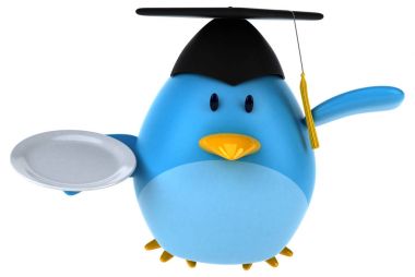 plaka tutarak çizgi film karakteri