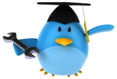 çizgi film karakteri holding anahtarı eğlenceli 