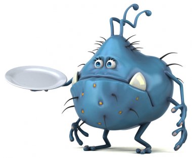 plaka tutarak çizgi film karakteri