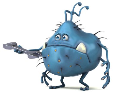 çizgi film karakteri holding anahtarı eğlenceli 