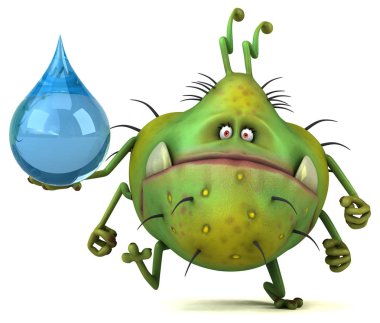 çizgi film karakteri holding açılan eğlenceli  