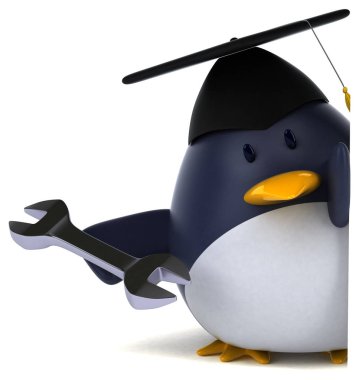 çizgi film karakteri holding anahtarı eğlenceli 