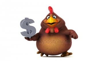  çizgi film karakteri holding Doları 