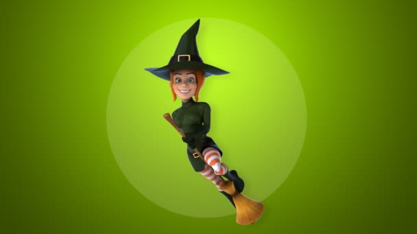 Sexy witch in hat  