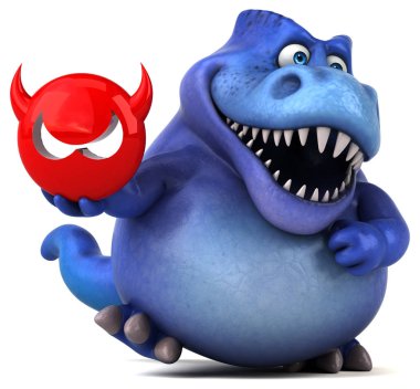 Virüsten koruma tutan eğlenceli çizgi film karakteri