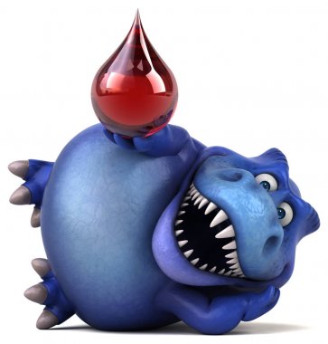 çizgi film karakteri holding açılan eğlenceli