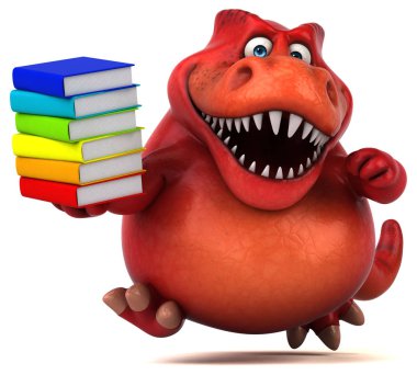 komik karikatür karakter holding kitaplar 