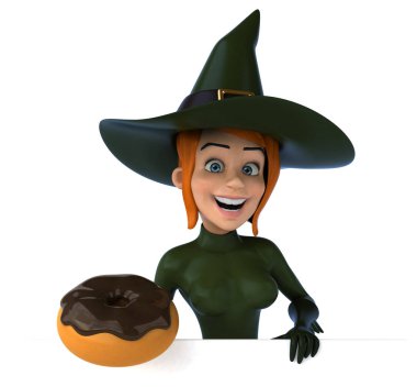 Seksi cadı holding çörek 