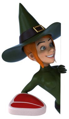 Seksi cadı holding et 